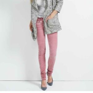 Dusty rose Joes jeans